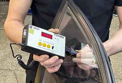 Проверка светопропускания автомобильных стекол